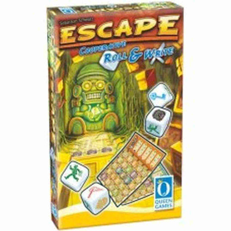 Escape Roll&Write – strategisch bordspel – 2 tot 4 spelers