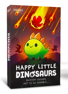 Dit is een foto van het spel Happy Little Dinosaurs NL te koop bij Speldorado Spellenwinkel Delft
