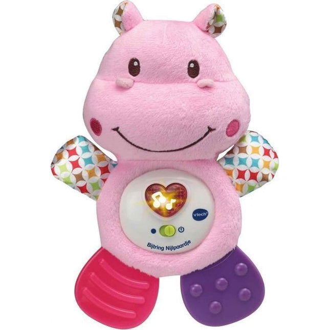 Bijtring Nijlpaardje Roze, 80-502552 van Vtech te koop bij Speldorado !