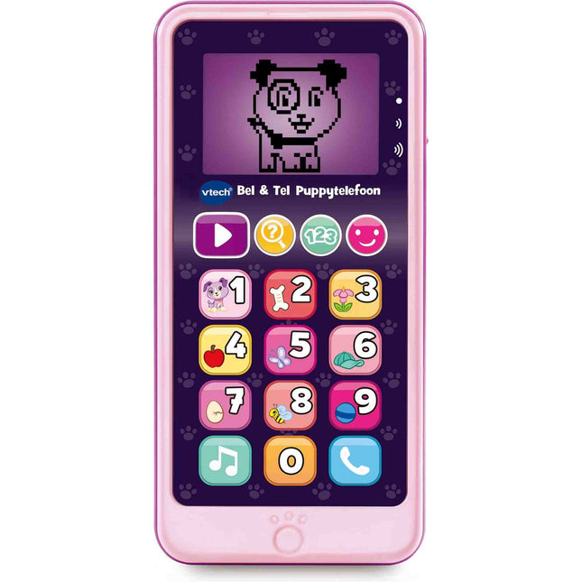 Bel & Tel Puppytelefoon Roze, 80-603752 van Vtech te koop bij Speldorado !