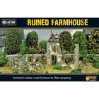 Ruined Farmhouse voor Bolt Action - terrein scenery schaal 1:58 miniatuur