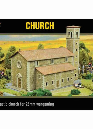 Church voor Bolt Action - terrein scenery schaal 1:58 miniatuur