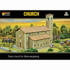 Church voor Bolt Action - terrein scenery schaal 1:58 miniatuur
