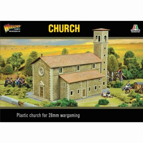 Church voor Bolt Action - terrein scenery schaal 1:58 miniatuur