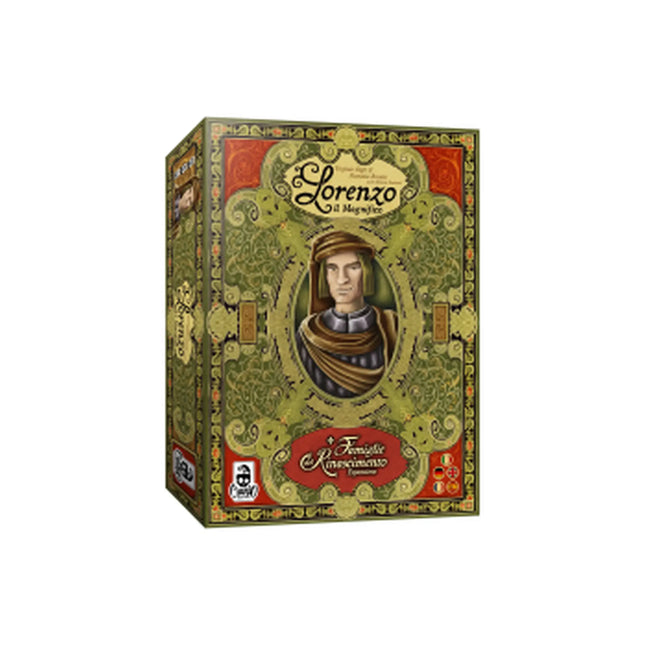 Dit is een foto van het spel Lorenzo Il Magnifico + Houses Of Renaissance Expansion te koop bij Speldorado Spellenwinkel Delft