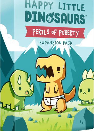 Happy Little Dinosaurs Perils of Puberty Expansion EN – gezellig kaartspel – 2 tot 4 spelers