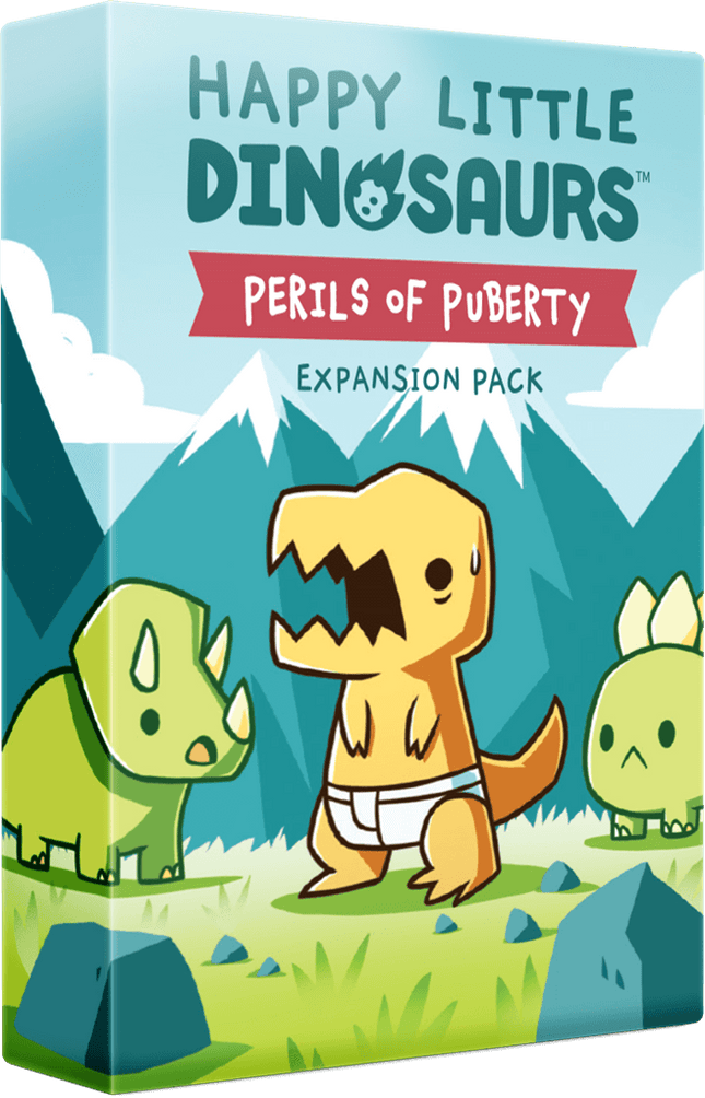 Happy Little Dinosaurs Perils Of Puberty Expansion, TEE1234HLEXP2-T van Asmodee te koop bij Speldorado !