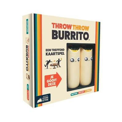 Dit is een foto van het spel Throw Throw Burrito NL te koop bij Speldorado Spellenwinkel Delft