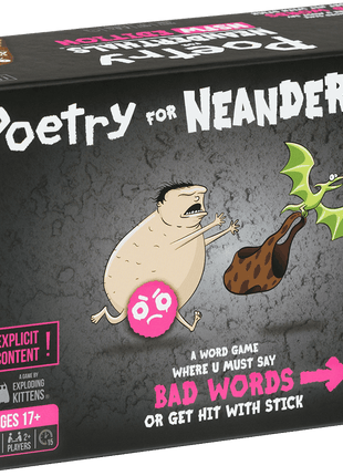 Poetry for Neanderthals NSFW EN – party kaartspel – 2 spelers