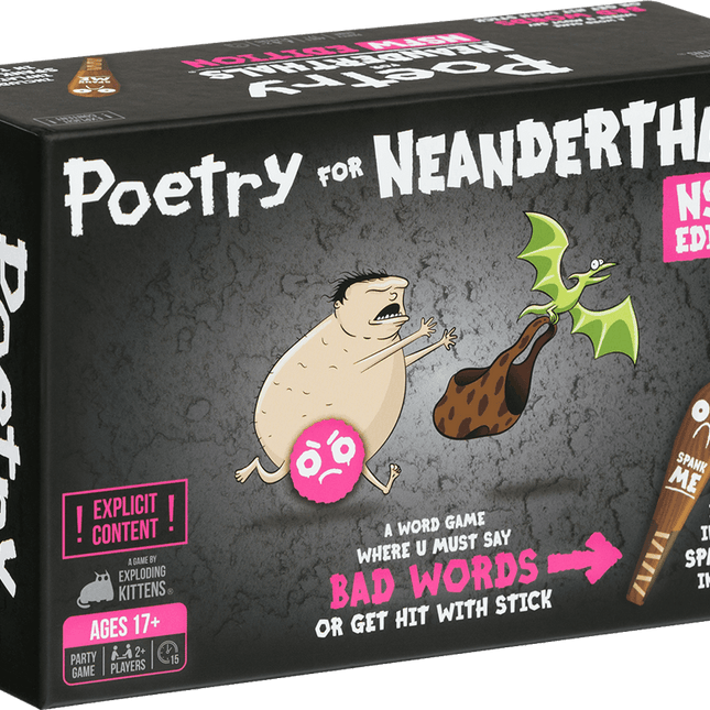 Dit is een foto van het spel Poetry for Neanderthals NSFW EN te koop bij Speldorado Spellenwinkel Delft