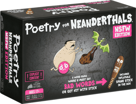 Poetry for Neanderthals NSFW EN – party kaartspel – 2 spelers