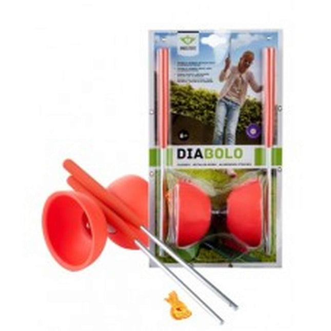 Diabolo Oranje Rubber Aluminium Stokken, 816009 van Handels Onderneming Telgenkamp te koop bij Speldorado !