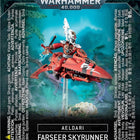 Dit is een afbeelding van het miniatuur Farseer Skyrunner - Aeldari voor het spel Warhammer, te koop bij Tabletop Miniature Wargames spellenwinkel Speldorado in delft