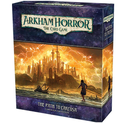 Dit is een foto van het spel The Path to Carcosa Campaign Exp - Arkham Horror - LCG te koop bij Speldorado Spellenwinkel Delft