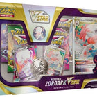 Dit is een foto van het spel Hisuian Zoroark Vstar Premium Collection - Pokemon te koop bij Speldorado Spellenwinkel Delft