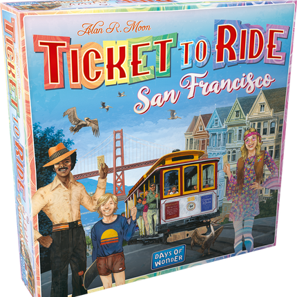 Dit is een foto van het spel Ticket to Ride San Francisco - NL te koop bij Speldorado Spellenwinkel Delft