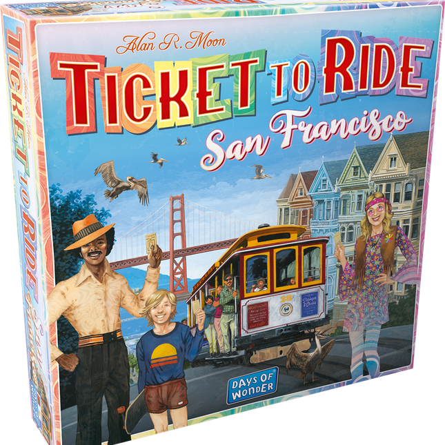 Dit is een foto van het spel Ticket to Ride San Francisco - NL te koop bij Speldorado Spellenwinkel Delft