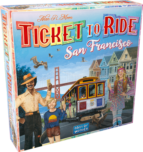 Ticket to Ride San Francisco - NL – gezellig bordspel – 2 tot 4 spelers