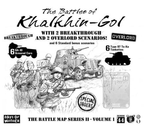 Memoir'44 -  Battles of Khalkhin Gol Expansion EN – strategisch bordspel – 2 spelers