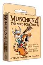 Munchkin 4 The Need For Steed EN – gezellig kaartspel – 2 tot 6 spelers