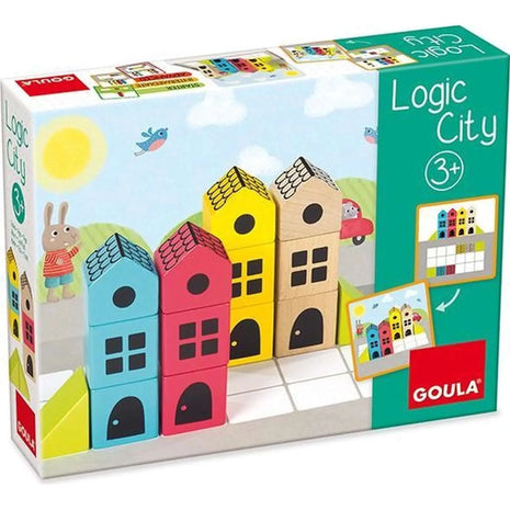 Dit is een foto van het spel Logic City te koop bij Speldorado Spellenwinkel Delft