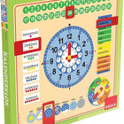 Dit is een foto van het spel Kalenderklok , vierkant stukjes te koop bij Speldorado Spellenwinkel Delft