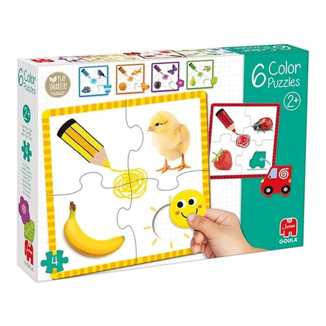 6 Kleurenpuzzels, 53475 van Jumbo te koop bij Speldorado !