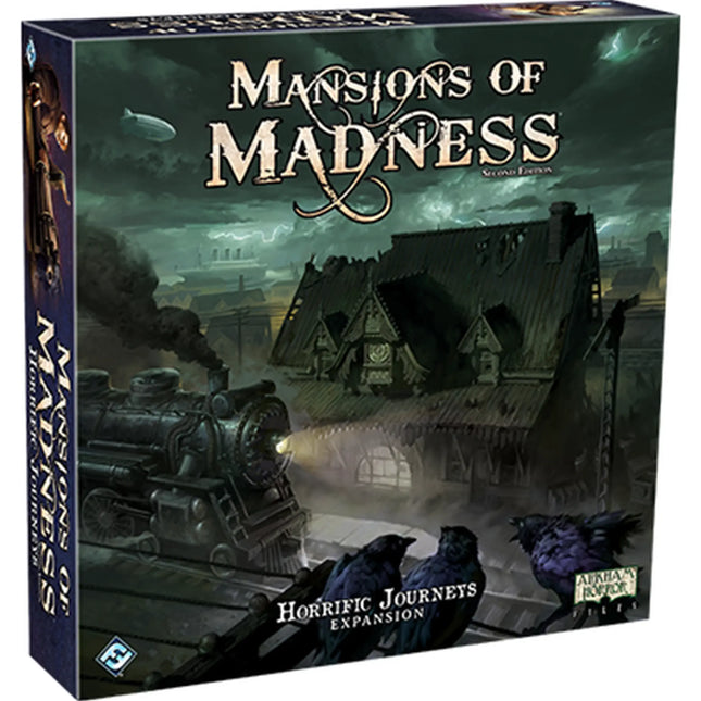 Dit is een foto van het spel Mansions of Madness 2nd Horrific Journeys EN te koop bij Speldorado Spellenwinkel Delft