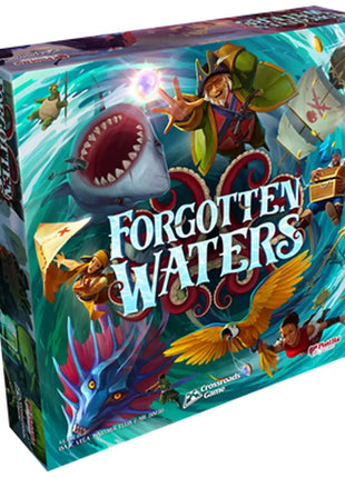 Dit is een foto van het spel Forgotten Waters A Crossroads Game EN te koop bij Speldorado Spellenwinkel Delft