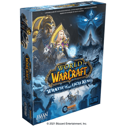 Dit is een foto van het spel WoW Wrath of the Lich King - Pandemic System Game - EN te koop bij Speldorado Spellenwinkel Delft