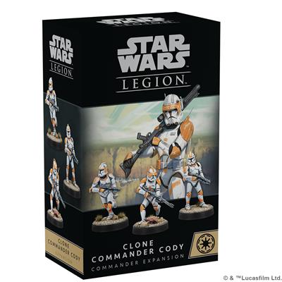 Dit is een foto van het spel Star Wars Legion Clone commander Cody EN te koop bij Speldorado Spellenwinkel Delft