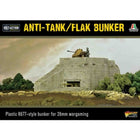 Flak Bunker voor Bolt Action - terrein scenery schaal 1:58 miniatuur