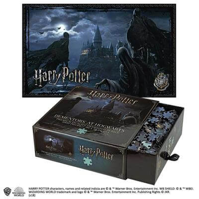 Dit is een foto van het spel Harry Potter Puzzle - Dementors At Hogwarts te koop bij Speldorado Spellenwinkel Delft