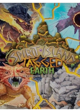 Dit is een foto van het spel Spirit Island Jagged Earth EN te koop bij Speldorado Spellenwinkel Delft