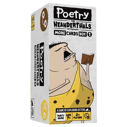 Dit is een foto van het spel Poetry for Neanderthals 1st Expansion EN te koop bij Speldorado Spellenwinkel Delft