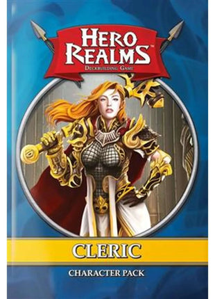 Dit is een foto van het spel Hero Realms Cleric Pack EN te koop bij Speldorado Spellenwinkel Delft