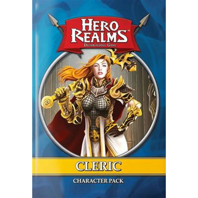 Dit is een foto van het spel Hero Realms Cleric Pack EN te koop bij Speldorado Spellenwinkel Delft