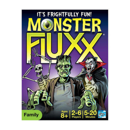 Dit is een foto van het spel Monster Fluxx EN te koop bij Speldorado Spellenwinkel Delft