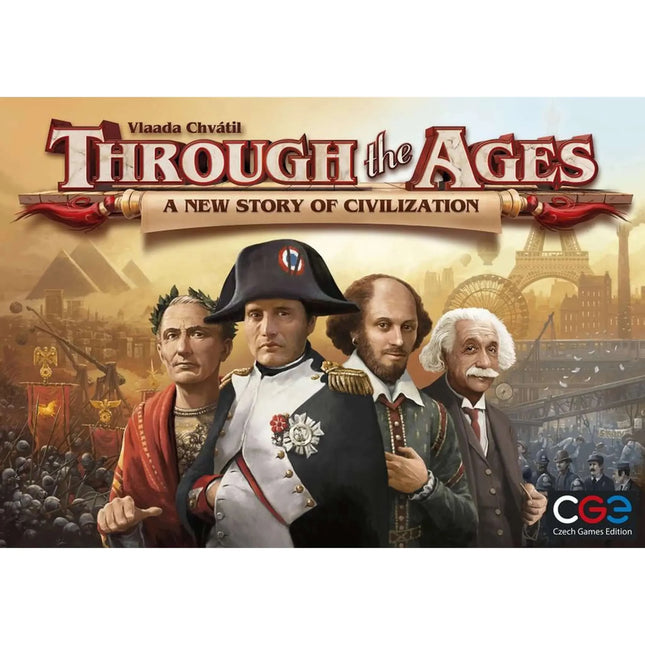 Dit is een foto van het spel Through the Ages A New Story of Civilization EN te koop bij Speldorado Spellenwinkel Delft