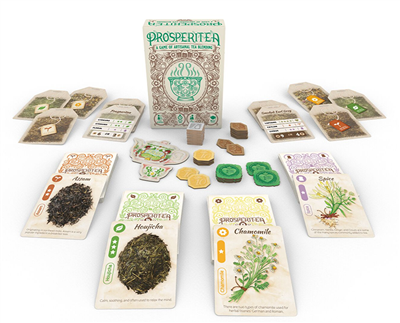 Dit is een foto van het spel Prosperitea - En te koop bij Speldorado Spellenwinkel Delft
