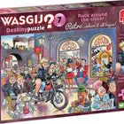 Dit is een foto van het spel Wasgij Retro Destiny 7 - Rock Around The Clock! (1000) te koop bij Speldorado Spellenwinkel Delft