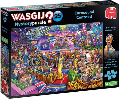 Dit is een foto van het spel Eurosound Contest - Wasgij Mystery 25 te koop bij Speldorado Spellenwinkel Delft