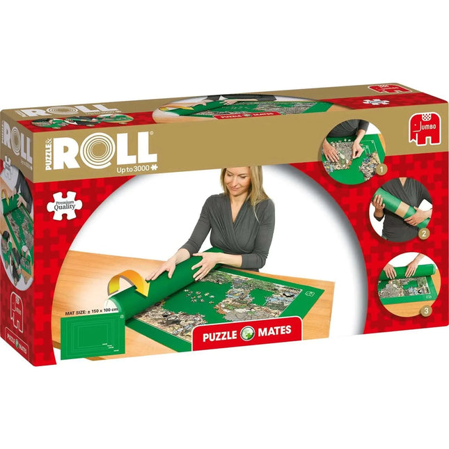 Dit is een foto van het spel Puzzle & Roll Upto 3000 te koop bij Speldorado Spellenwinkel Delft
