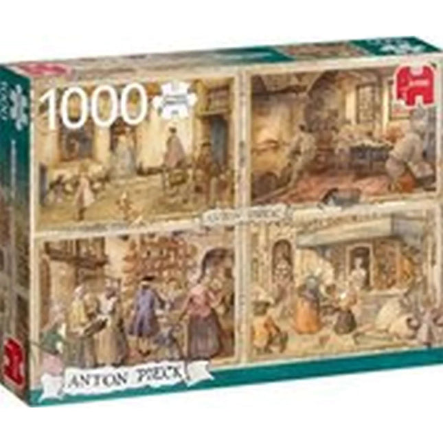 Dit is een foto van het spel Anton Pieck Bakers From The 19Th Century te koop bij Speldorado Spellenwinkel Delft