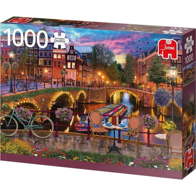 Dit is een foto van het spel Amsterdam Canals te koop bij Speldorado Spellenwinkel Delft