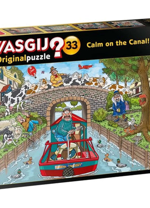 Dit is een foto van het spel Original 33 Stilte Op De Gracht!? te koop bij Speldorado Spellenwinkel Delft