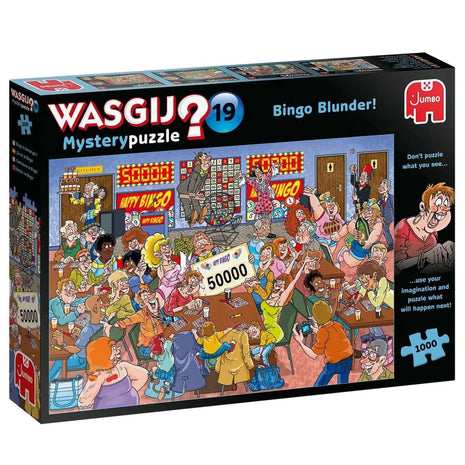Dit is een foto van het spel Mystery 19 Bingobedrog! te koop bij Speldorado Spellenwinkel Delft
