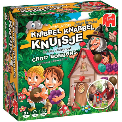 Dit is een foto van het spel Knibbel Knabbel Knuisje te koop bij Speldorado Spellenwinkel Delft
