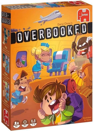 Dit is een foto van het spel Overbooked te koop bij Speldorado Spellenwinkel Delft