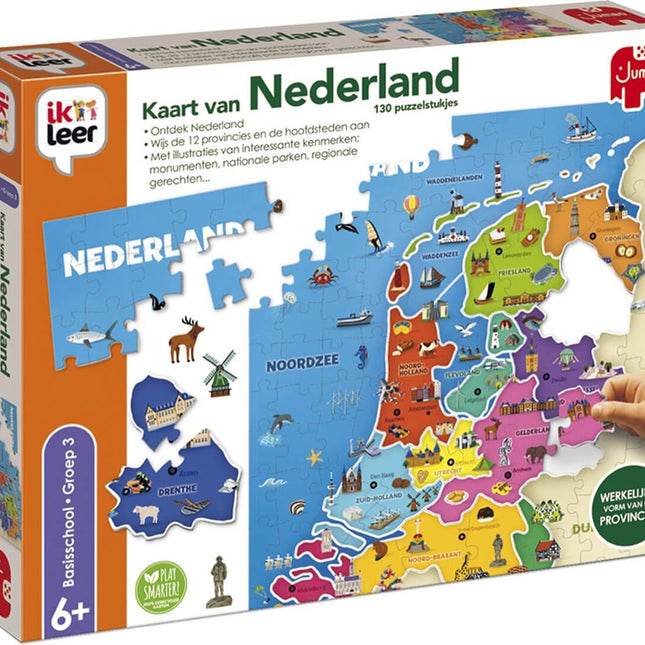 Dit is een foto van het spel Ik Leer Kaart van Nederland te koop bij Speldorado Spellenwinkel Delft